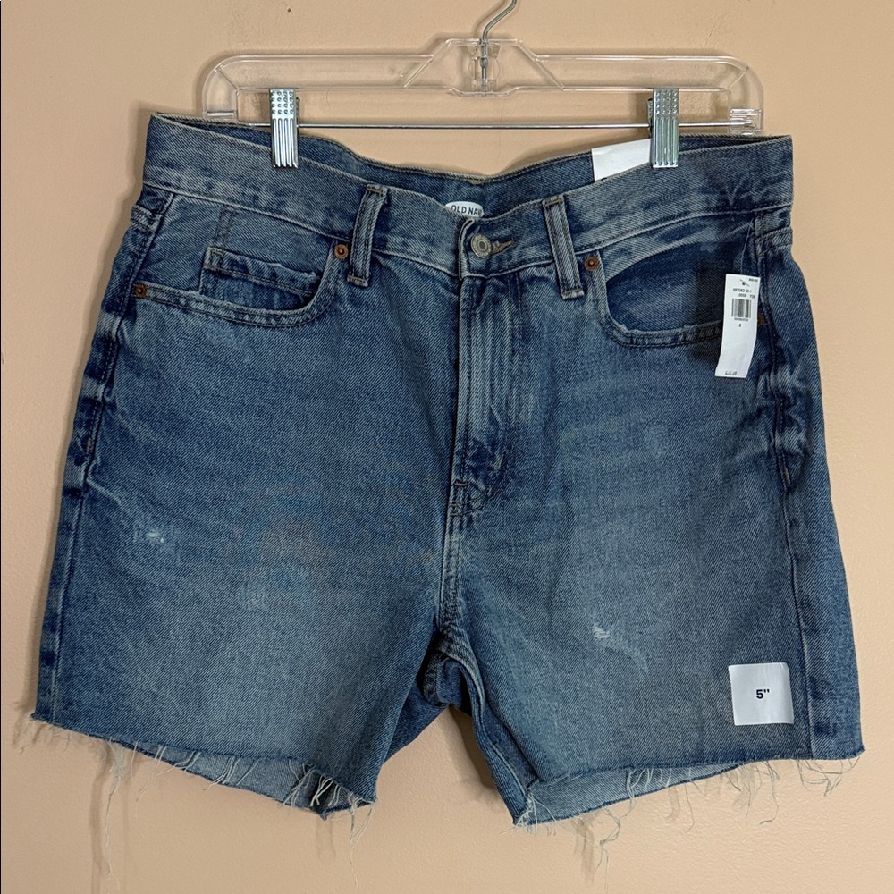 Old Navy Women's Medium Blue Denim Cutoff Shorts